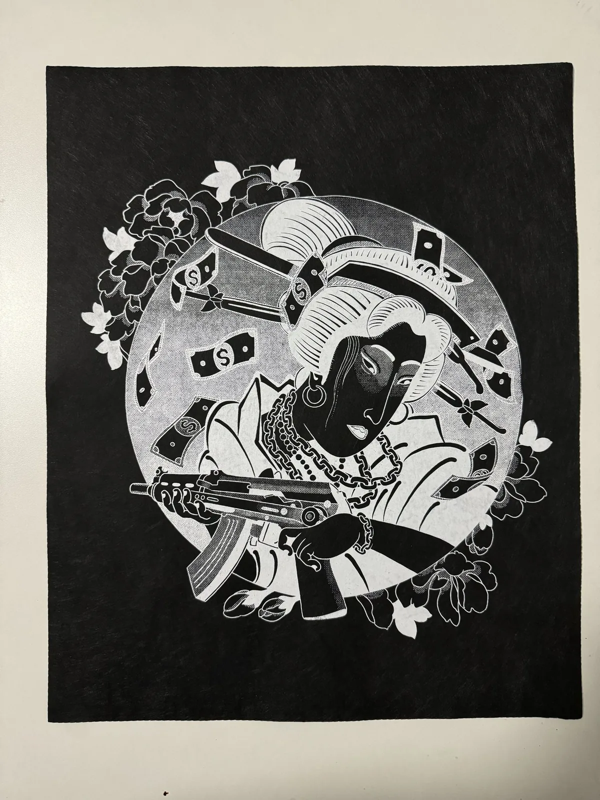 Gwap Geisha Print
